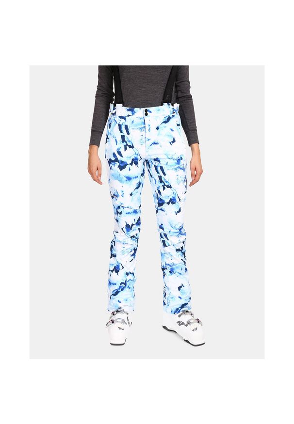 Damskie softshellowe spodnie narciarskie Kilpi TORIEN-W. Kolor: biały. Materiał: softshell. Sezon: zima. Sport: narciarstwo