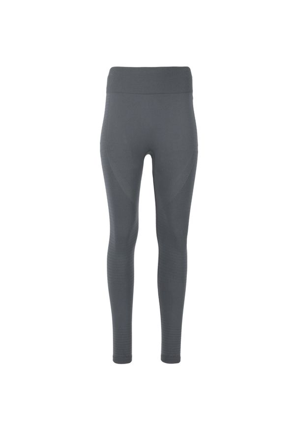 ENDURANCE - Legginsy do jogi Athlecia Nagar Seamless. Kolor: niebieski. Materiał: poliester, nylon. Sport: joga i pilates