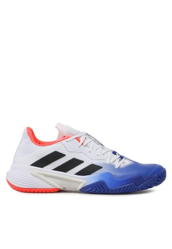 Adidas - adidas Buty Barricade Tennis Shoes HQ8917 Niebieski. Kolor: biały. Materiał: materiał
