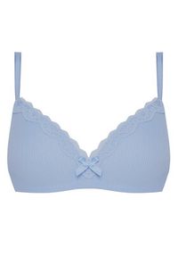 Hunkemöller Biustonosz bezfiszbinowy Lola 301081 Błękitny. Kolor: niebieski. Materiał: syntetyk #3