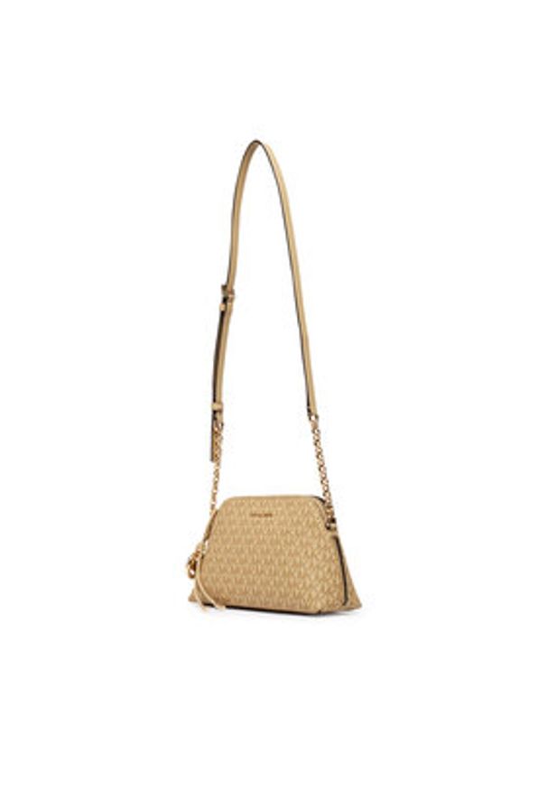 MICHAEL Michael Kors Torebka Freddie 32T6GX4C1V Beżowy. Kolor: beżowy. Materiał: skórzane