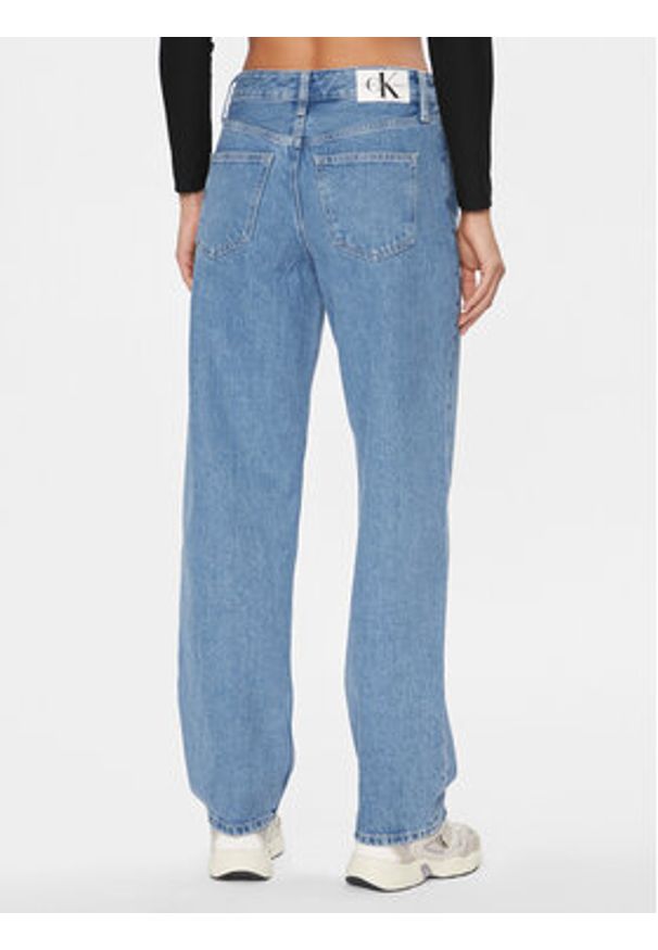 Calvin Klein Jeans Jeansy 90's J20J222440 Niebieski Relaxed Fit. Kolor: niebieski