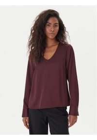 only - ONLY Bluzka Mika 15361191 Fioletowy Regular Fit. Kolor: fioletowy. Materiał: syntetyk