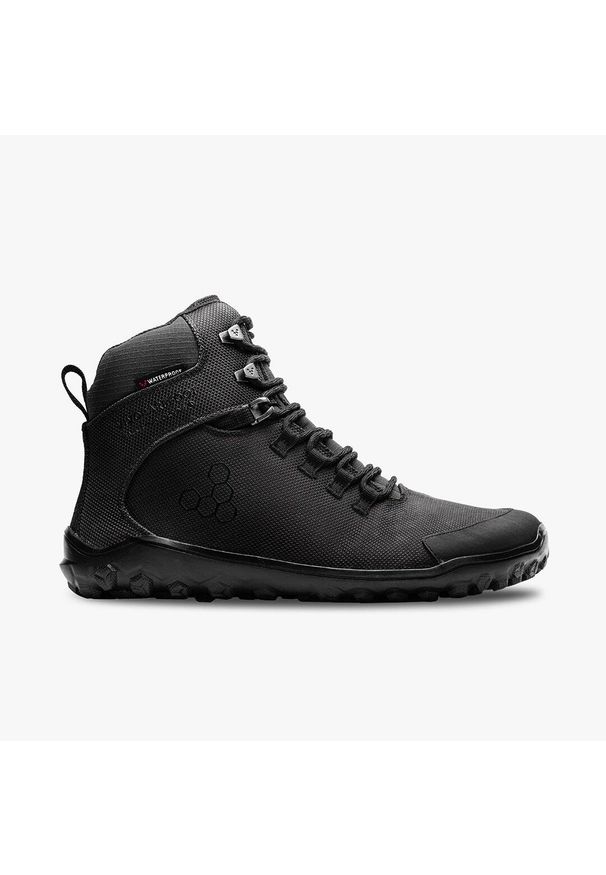 Panowie outdoorowy Vivobarefoot Tracker Textile FG2 - Męskie - Obsidian. Kolor: czarny