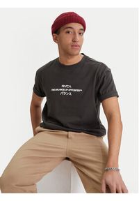 RVCA T-Shirt Signal EVYZT00300 Czarny Relaxed Fit. Kolor: czarny. Materiał: bawełna #5
