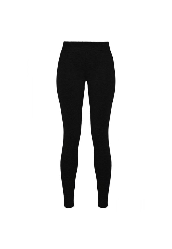 BUILD YOUR BRAND - Damskie Legginsy Z Dżerseju. Kolor: czarny. Materiał: jersey