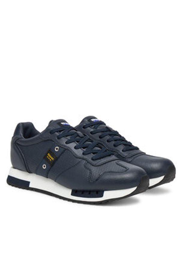 Blauer Sneakersy S5QUEENS04 Granatowy. Kolor: niebieski. Materiał: skóra