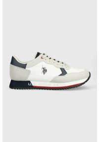 U.S. Polo Assn. sneakersy CLEEF kolor biały. Zapięcie: sznurówki. Kolor: biały