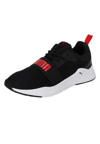 Puma - Przewodowe Buty Do Biegania Dla Dorosłych Unisex. Kolor: czarny. Styl: sportowy. Sport: turystyka piesza