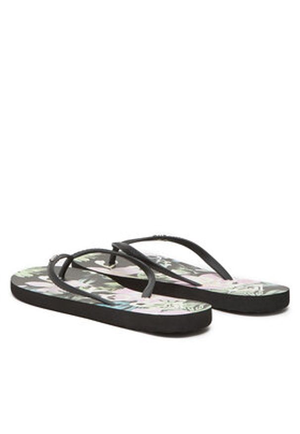 Roxy Japonki 839452A Czarny. Kolor: czarny. Materiał: syntetyk