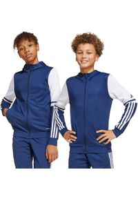 Adidas - Bluza dla dzieci adidas Squadra 25 Hoody. Kolor: biały, wielokolorowy, niebieski. Sport: fitness