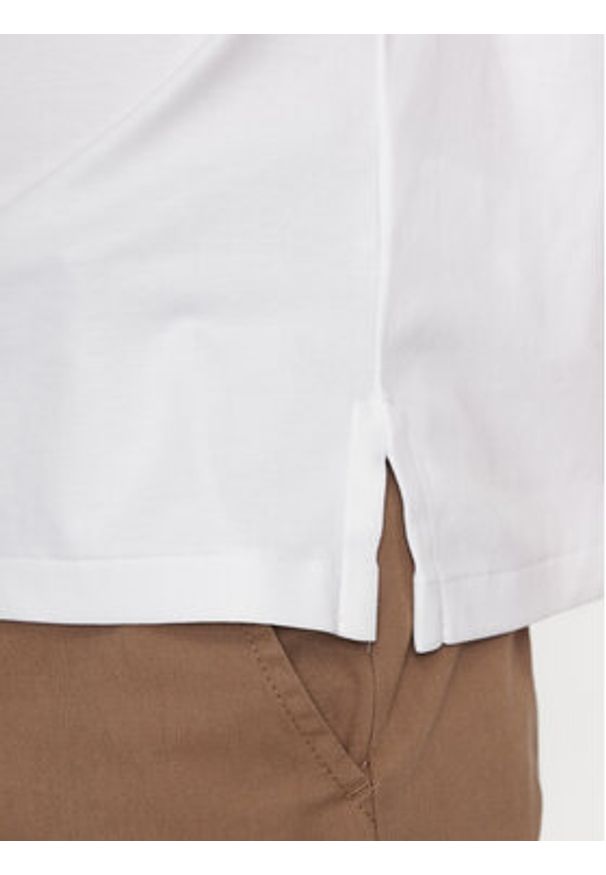 Polo Ralph Lauren Polo 710713130003 Biały Custom Slim Fit. Typ kołnierza: polo. Kolor: biały. Materiał: bawełna