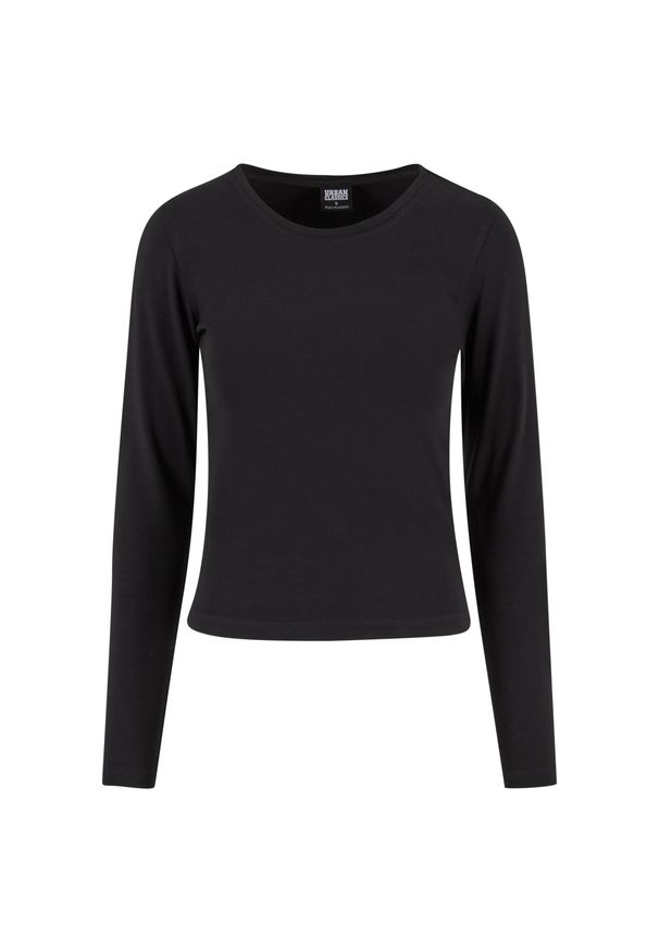 Damska koszulka z długim rękawem Urban Classics Basic Super Slim. Kolor: czarny. Długość rękawa: długi rękaw. Długość: długie
