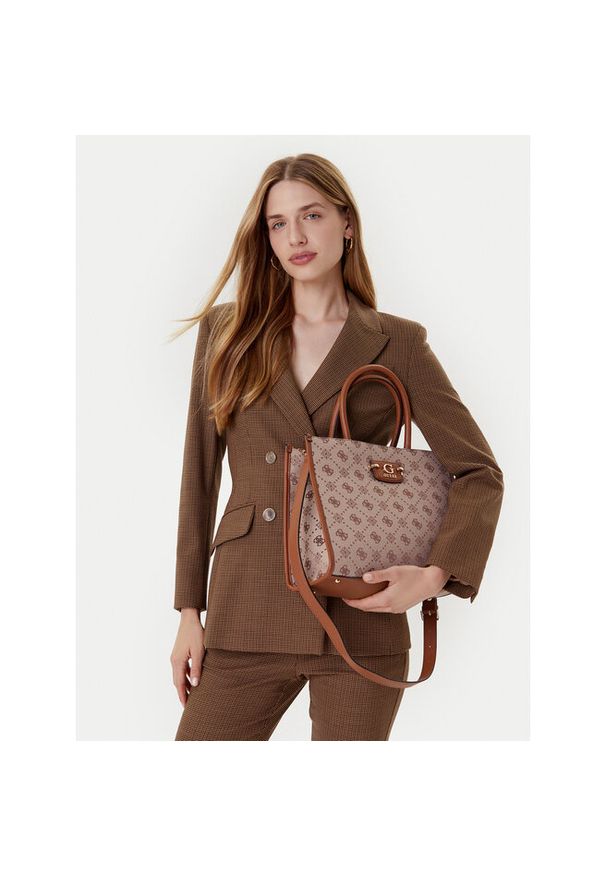Torebka Guess. Kolor: beżowy
