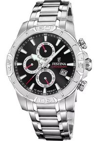 Zegarek męski Festina F20704-6 srebrny. Kolor: srebrny #1