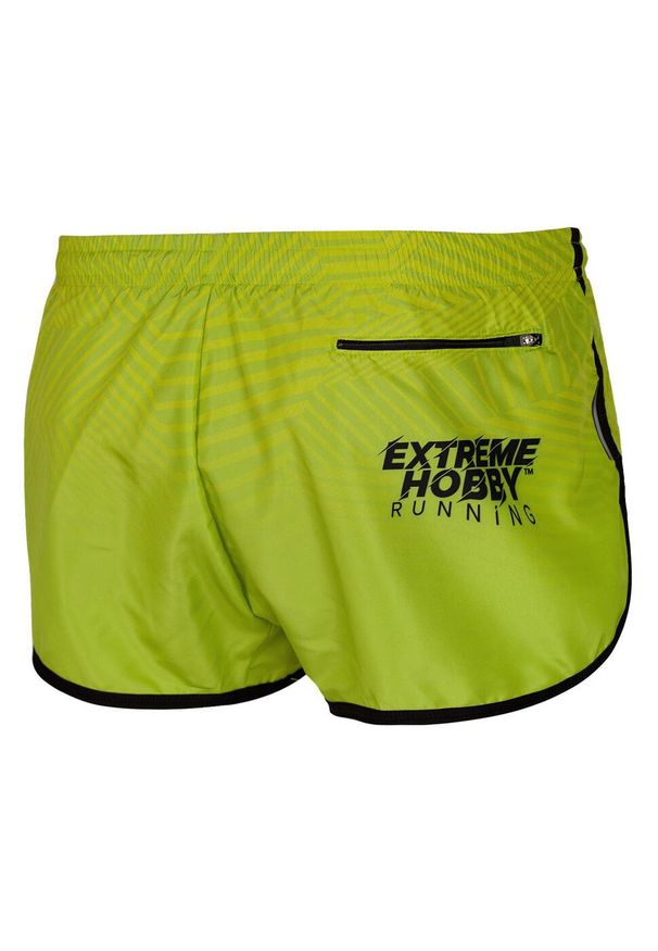 Szorty do biegania męskie spodenki biegowe EXTREME HOBBY CALEIDOSCOPE. Kolor: zielony. Materiał: poliester. Długość: krótkie. Sezon: lato