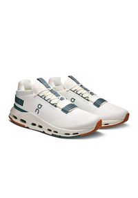 On - Sneakersy męskie ON Cloudnova 2 Ivory | Olive. Okazja: na co dzień. Kolor: biały. Materiał: materiał. Szerokość cholewki: normalna #6