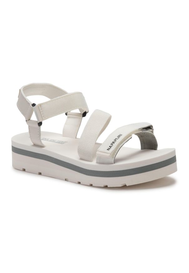 Sandały damskie Napapijri Dahlia. Kolor: biały. Sport: turystyka piesza