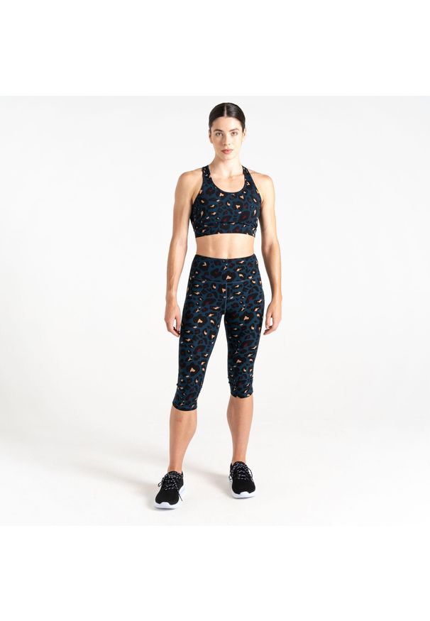 DARE 2B - Damskie legginsy sportowe 3/4 Influential. Kolor: zielony. Sport: fitness
