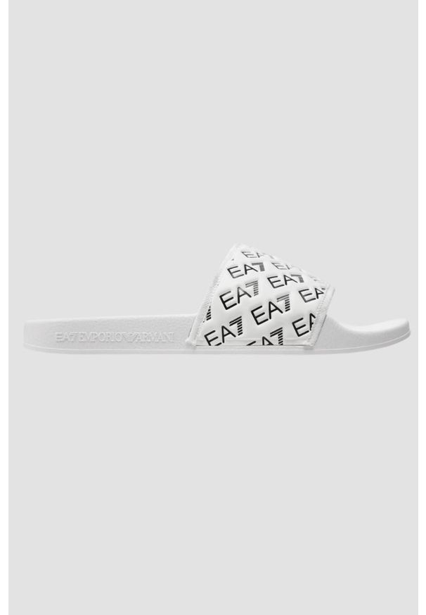 EA7 Emporio Armani - EA7 EMPORIO ARMANI Białe klapki, Rozmiar 37. Kolor: biały