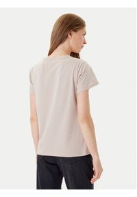 Liu Jo Sport T-Shirt TF5162 JS923 Beżowy Regular Fit. Kolor: beżowy. Materiał: bawełna. Styl: sportowy #5