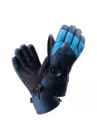 Rękawice narciarskie męskie Elbrus Maiko - niebieskie, Rozmiar S/M. Kolor: niebieski. Materiał: poliester, materiał, polar, syntetyk. Wzór: kropki. Sport: narciarstwo #1