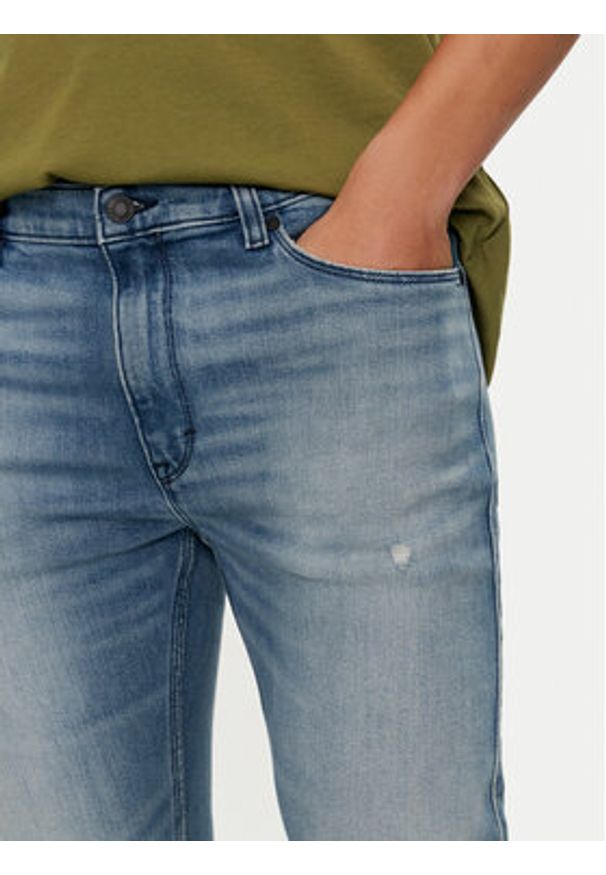 Hugo Jeansy 50517524 Niebieski Extra Slim Fit. Kolor: niebieski