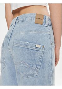 Mustang Jeansy Boyfriend 1014810 Niebieski Boyfriend Fit. Kolor: niebieski