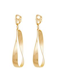 Elisabetta Franchi Kolczyki OR-14K-52E2-V300 Złoty. Materiał: metalowe. Kolor: złoty