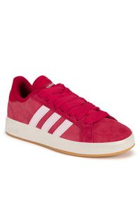 Adidas - adidas Sneakersy GRAND COURT BASE 00s IH6190 Czerwony jasny. Kolor: czerwony. Materiał: skóra, zamsz #6