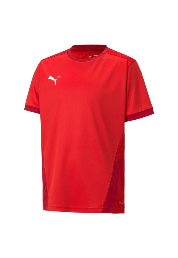 Koszulka dla dzieci Puma teamGOAL 23 Jersey. Kolor: czerwony. Materiał: poliester. Sport: piłka nożna