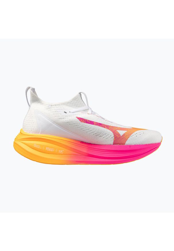 Buty do biegania Mizuno Neo Vista 2 white/white/pink tetra. Kolor: biały. Sport: bieganie