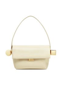 JACQUEMUS Torebka Le Rond Carre 24H243BA383-3171 Écru. Materiał: skórzane