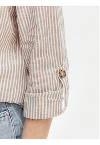 Vero Moda Koszula Linn 10308407 Biały Regular Fit. Kolor: biały. Materiał: len #3