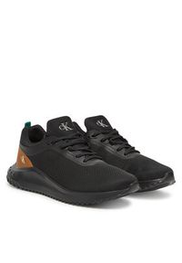 Calvin Klein Jeans Sneakersy Eva Runner Tech Knit YM0YM01293 Czarny. Kolor: czarny. Materiał: materiał #2