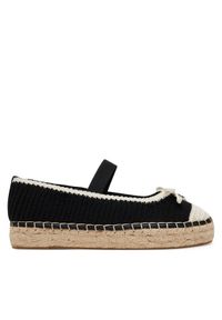 Guess Espadryle FLJJON FAB02 Czarny. Kolor: czarny. Materiał: materiał