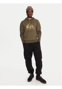 Quiksilver Bluza Comp Logo EQYFT05053 Zielony Regular Fit. Kolor: zielony. Materiał: syntetyk #4