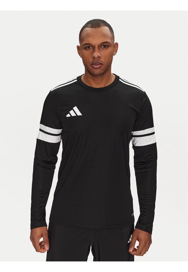 Adidas - adidas Koszulka techniczna Squadra 25 Jersey JF6073 Czarny Slim Fit. Kolor: czarny. Materiał: syntetyk