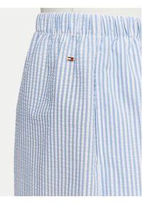 TOMMY HILFIGER - Tommy Hilfiger Szorty materiałowe Seersucker UW0UW06542 Niebieski Regular Fit. Kolor: niebieski. Materiał: syntetyk #3