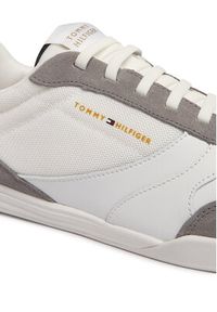 TOMMY HILFIGER - Tommy Hilfiger Sneakersy Lopro Lth Mix Rwb FM0FM05826 Biały. Kolor: biały. Materiał: skóra #6