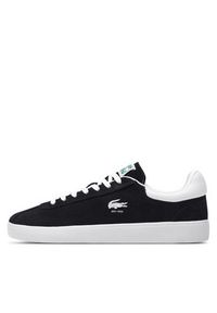 Lacoste Sneakersy 746SMA0065 Czarny. Kolor: czarny. Materiał: skóra, zamsz #6