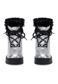 DeeZee Śniegowce HY002-1 Srebrny. Kolor: srebrny. Materiał: materiał, syntetyk #2