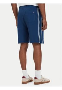TOMMY HILFIGER - Tommy Hilfiger Szorty sportowe Crest Embroidery MW0MW42878 Niebieski Relaxed Fit. Kolor: niebieski. Materiał: bawełna. Styl: sportowy #4