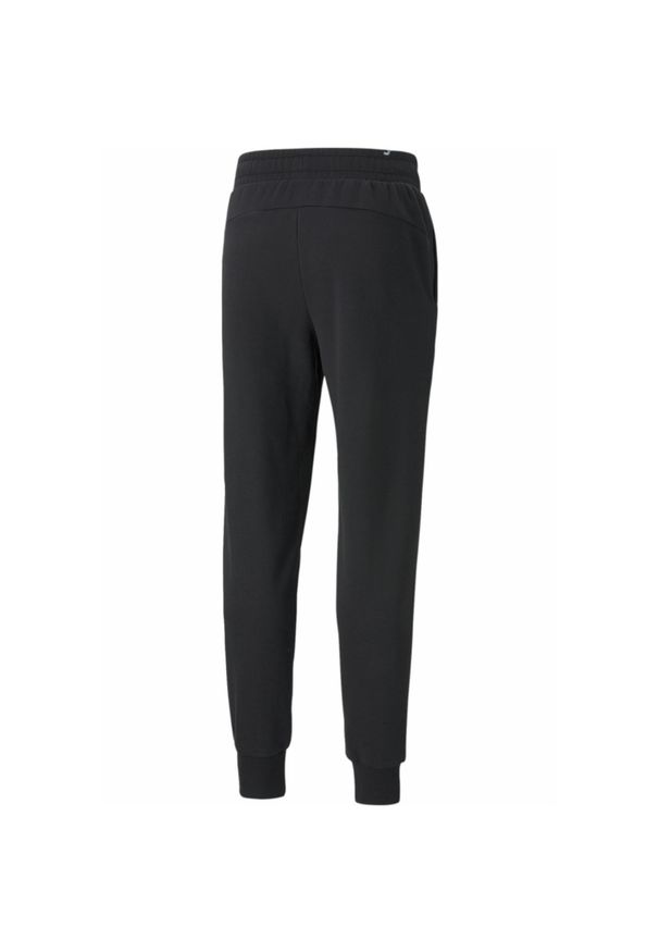 Puma - Męskie bojówki Essentials PUMA Black. Kolor: czarny. Długość: długie