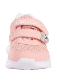 Buty Kappa Jak M Jr 280024M 2110 różowe. Okazja: na co dzień. Zapięcie: rzepy. Kolor: różowy. Materiał: syntetyk, materiał. Szerokość cholewki: normalna. Wzór: paski