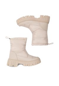 DeeZee Śniegowce ALFAMM N10370 Beżowy. Kolor: beżowy. Materiał: materiał #5