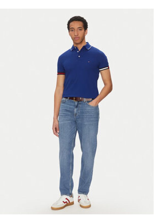 TOMMY HILFIGER - Tommy Hilfiger Jeansy Harlem MW0MW38815 Niebieski Tapered Fit. Kolor: niebieski