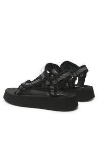 Calvin Klein Jeans Sandały Prefresato Sandal Webbing Mesh YW0YW00969 Czarny. Kolor: czarny. Materiał: materiał #6