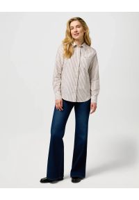 Wrangler - DAMSKA KOSZULA WRANGLER 1 PKT SHIRT COGNAC 112370777 #7