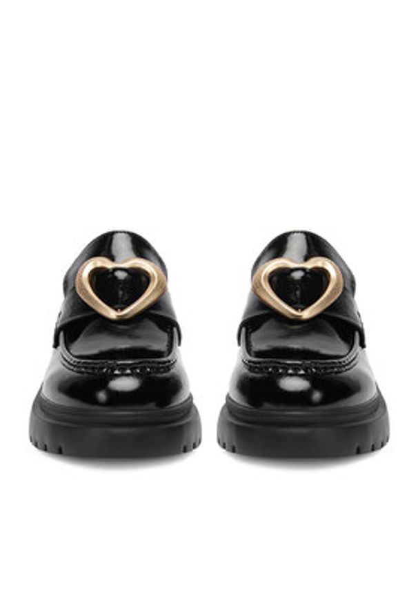 Eva Minge Loafersy EO-ENNA-02 Czarny. Kolor: czarny. Materiał: skóra, lakier